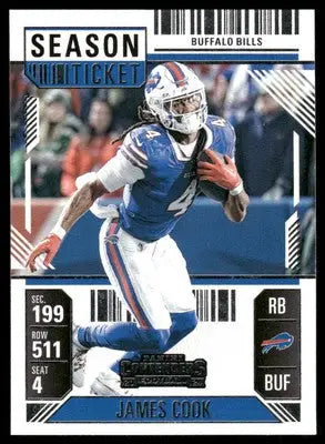 2024 Panini Contenders Football James Cook #10 Football