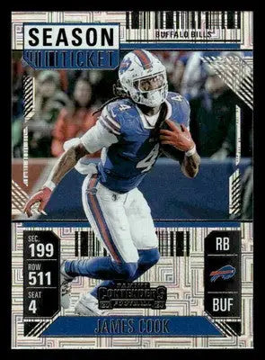 2024 Panini Contenders Football Mojo #10 James Cook - Football Card Single
