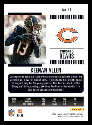 2024 Panini Contenders Football Mojo #17 Keenan Allen - Football Card Single