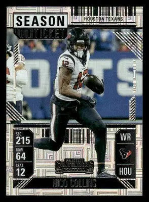 2024 Panini Contenders Football Mojo #41 Nico Collins - Football Card Single