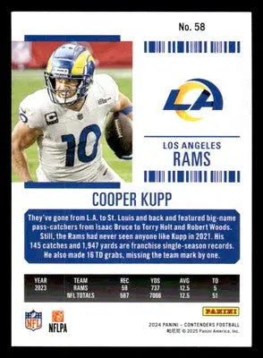 2024 Panini Contenders Football Mojo #58 Cooper Kupp - Football Card Single