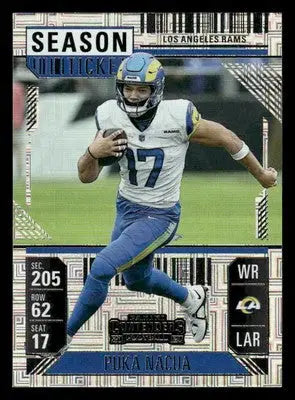 2024 Panini Contenders Football Mojo Season Ticket #59 Puka Nacua Rams - Football Card Single
