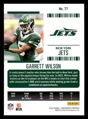2024 Panini Contenders Football Mojo #77 Garrett Wilson - Football Card Single