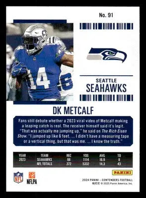 2024 Panini Contenders Football Mojo #91 DK Metcalf - Football Card Single