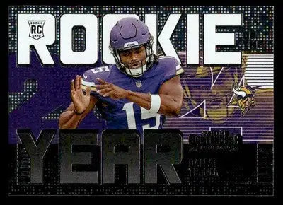2024 Panini Contenders Football Sparkle #14 Dallas Turner Rookie of the Year
