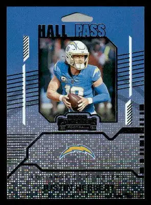 2024 Panini Contenders Football Sparkle Dots #17 Justin Herbert Hall Pass - Football Card Single