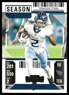 2024 Panini Contenders Football Tyjae Spears #96 Football - Football Card Single
