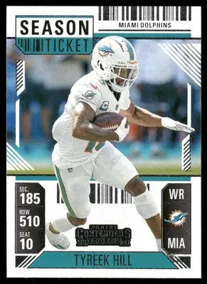 2024 Panini Contenders Football Tyreek Hill #62 Football - Football Card Single