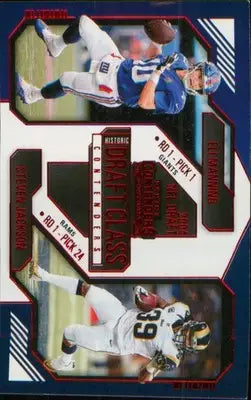 2024 Panini Contenders Historic Draft Class Red #21 Eli Manning / Steven Jackson - Football Card Single