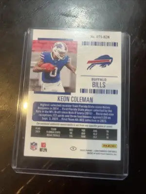 2024 Panini Contenders Rookie Ticket Swatch Keon Coleman Buffalo Bills RC - Football Card Single