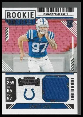2024 Panini Contenders Rookie Ticket Swatches #RTS-LLU Laiatu Latu - Football Card Single