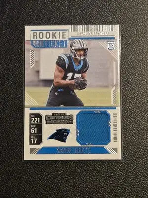 2024 Panini Contenders #RTS-XLE Xavier Legette Rookie Ticket Swatches - Football Card Single