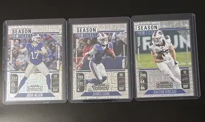 2024 Panini Contenders Season Ticket Allen Cook Kincaid Mojo Bills Lot (3) - Football Card Single
