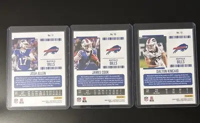 2024 Panini Contenders Season Ticket Allen Cook Kincaid Mojo Bills Lot (3) - Football Card Single