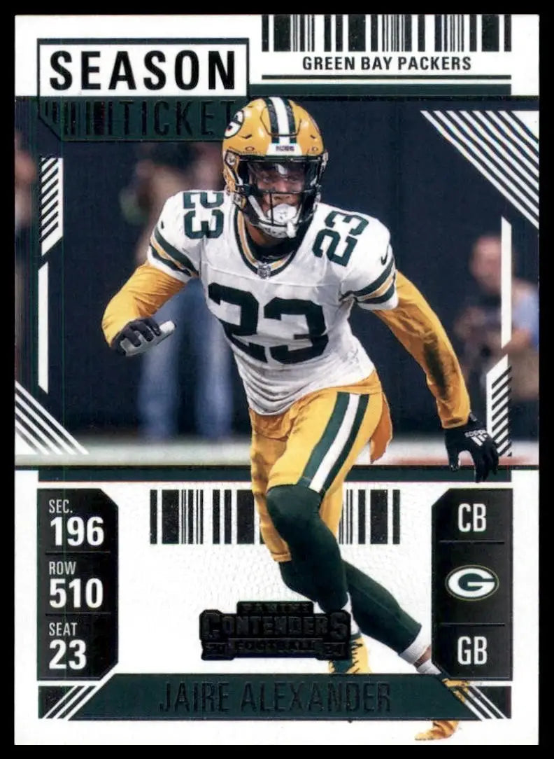2024 Panini Contenders - Season Ticket Jaire Alexander #38 Retail - Football Card Single