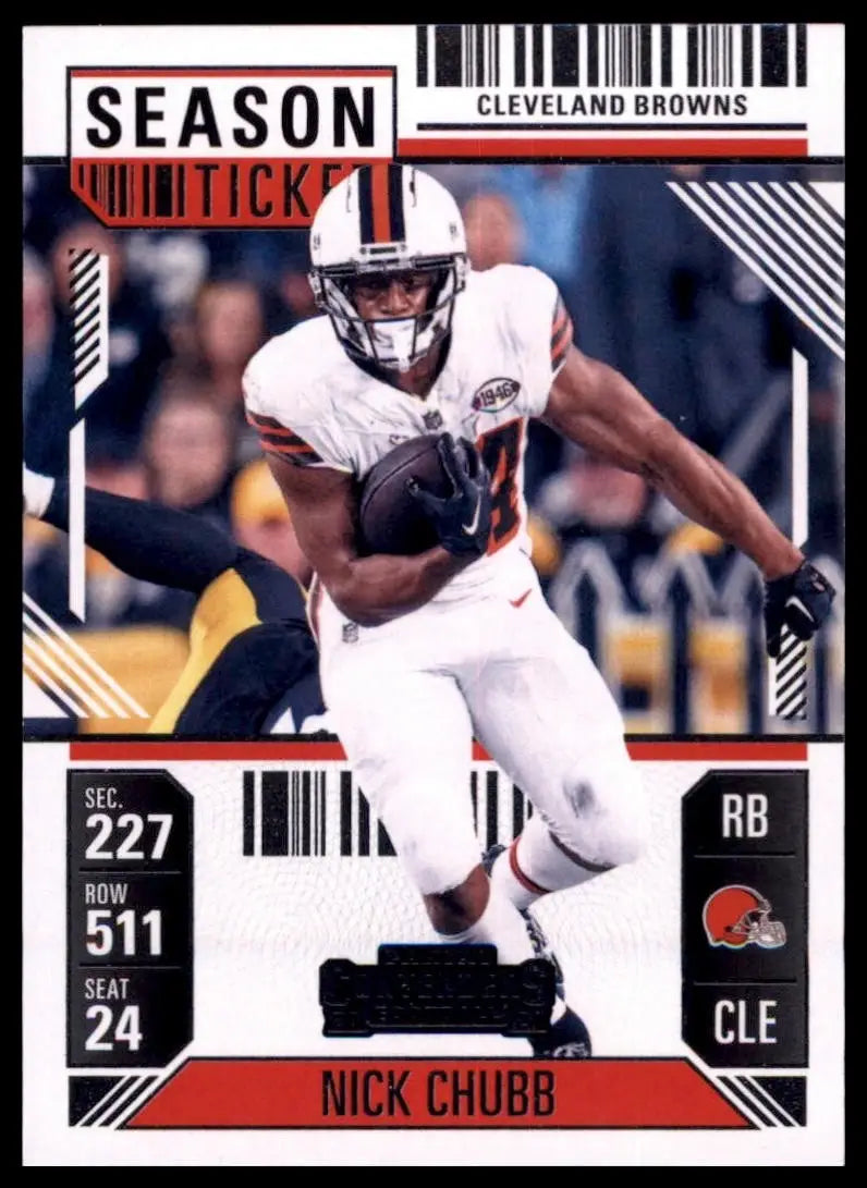 2024 Panini Contenders - Season Ticket Nick Chubb #23 Retail - Football Card Single