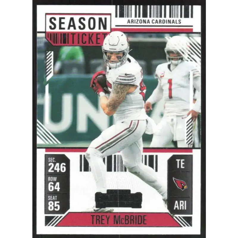 2024 Panini Contenders Season Ticket Retail #1 Trey McBride NM-MT Arizona Cardinals Football Card