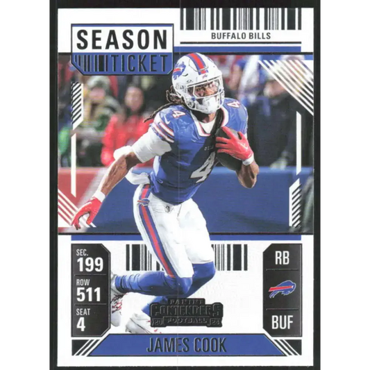 2024 Panini Contenders Season Ticket Retail #10 James Cook NM-MT Buffalo Bills Football Card  Image 1