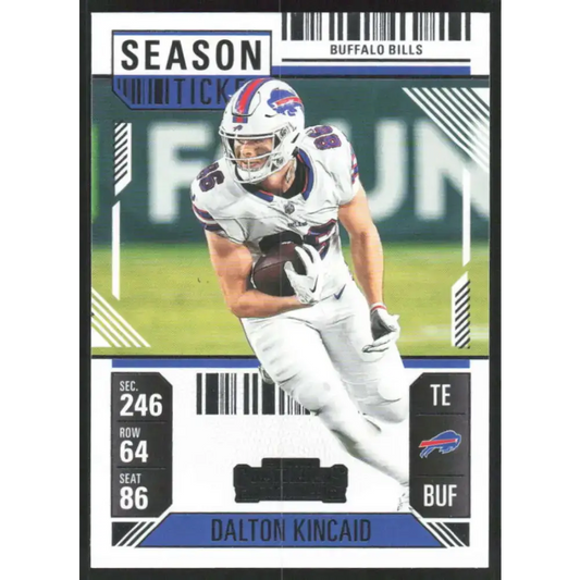 2024 Panini Contenders Season Ticket Retail #12 Dalton Kincaid NM-MT Buffalo Bills Football Card  Image 1