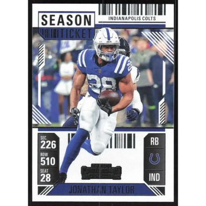 2024 Panini Contenders Season Ticket Retail #43 Jonathan Taylor NM-MT Indianapolis Colts Football Card - Football Card