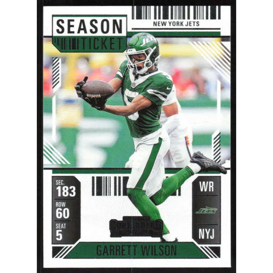 2024 Panini Contenders Season Ticket Retail #77 Garrett Wilson NM-MT New York Jets Football Card  Image 1