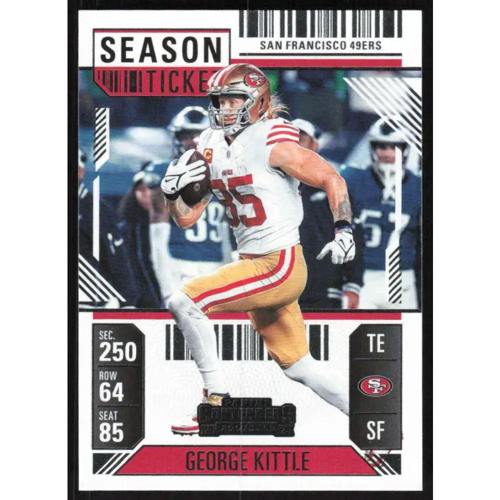 2024 Panini Contenders Season Ticket Retail #85 George Kittle NM-MT San Francisco 49ers Football Card