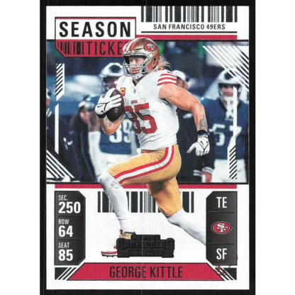 2024 Panini Contenders Season Ticket Retail #85 George Kittle NM-MT San Francisco 49ers Football Card
