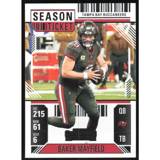 2024 Panini Contenders Season Ticket Retail #92 Baker Mayfield NM-MT Tampa Bay Buccaneers Football Card  Image 1