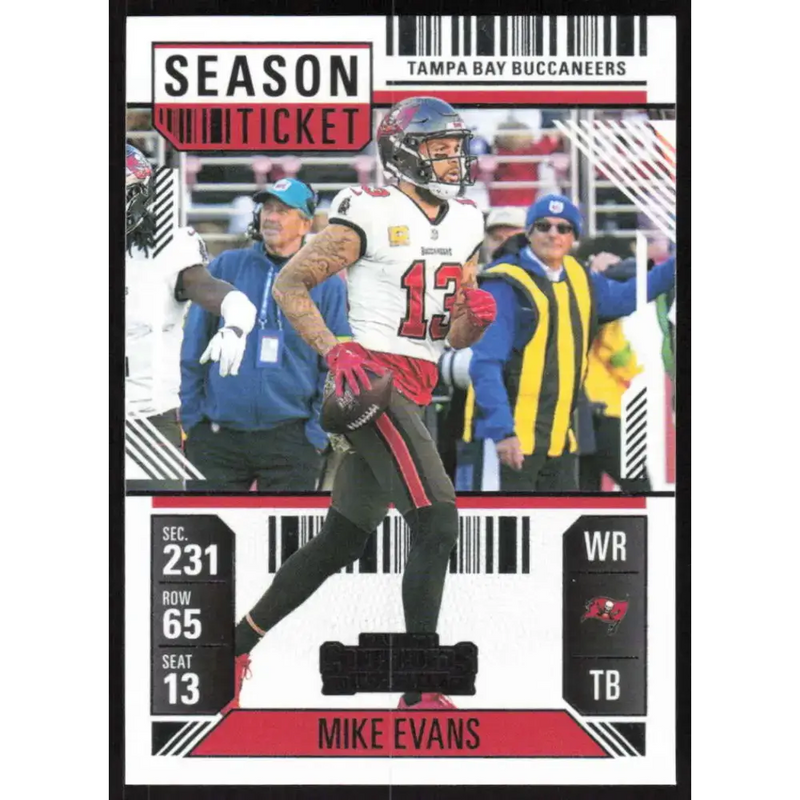 2024 Panini Contenders Season Ticket Retail #93 Mike Evans NM-MT Tampa Bay Buccaneers Football Card - Football Card