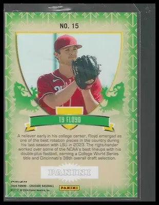 2024 Panini Crusade #15 Ty Floyd Crusade Cincinnati Reds