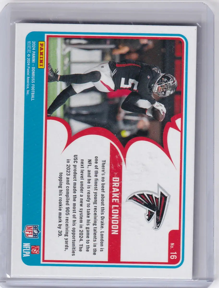 2024 Panini Donruss Action All-Pros #16 Drake London - Atlanta Falcons - Football Card Single
