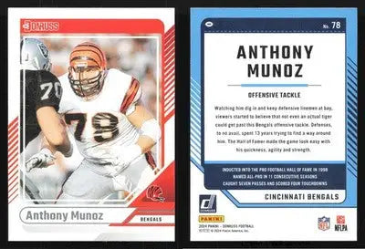 2024 Panini Donruss ANTHONY MUNOZ #78 Cincinnati Bengals HOF - Football Card Single