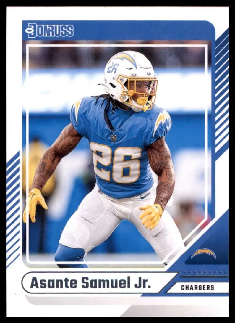 2024 Panini Donruss Asante Samuel Jr #226 Los Angeles Chargers Football Card NFL - Football Card Single