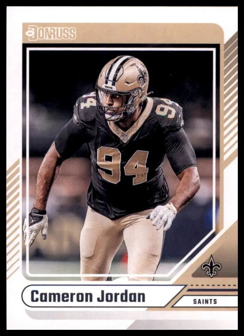 2024 Panini Donruss Cameron Jordan #246 New Orleans Saints Football Card NFL - Football Card Single