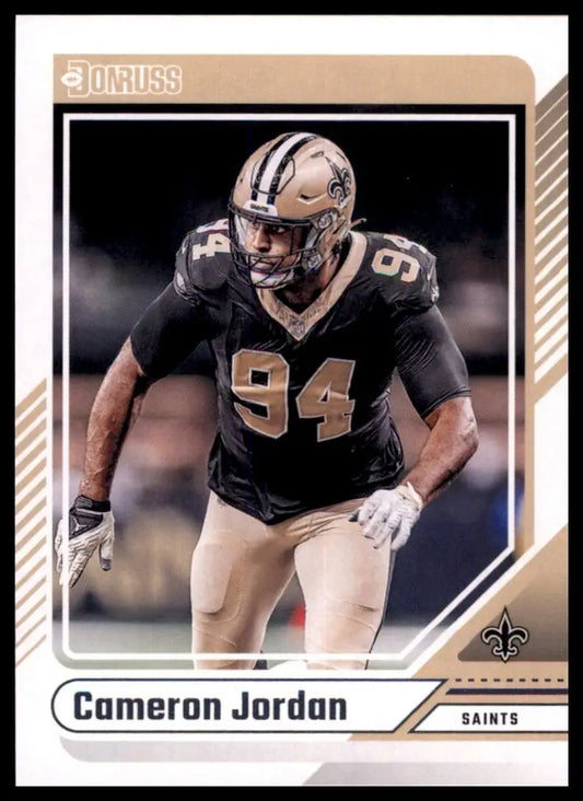 2024 Panini Donruss Cameron Jordan #246 New Orleans Saints Football Card NFL - Football Card Single