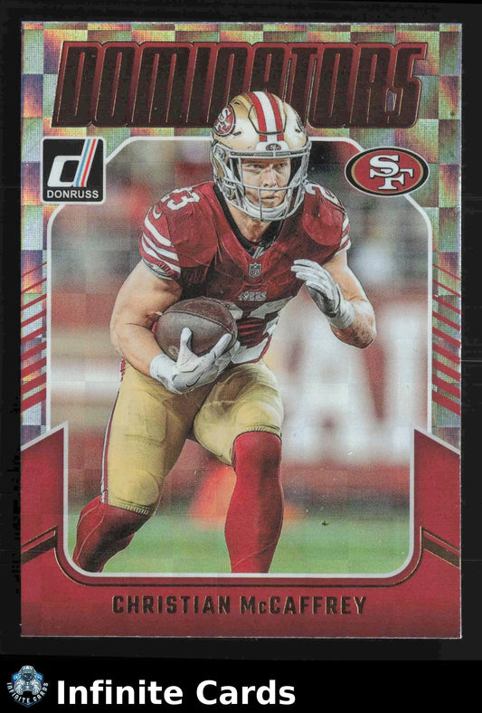 2024 Panini Donruss CHRISTIAN MCCAFFREY #15 Dominators San Francisco 49ers - Football Card Single