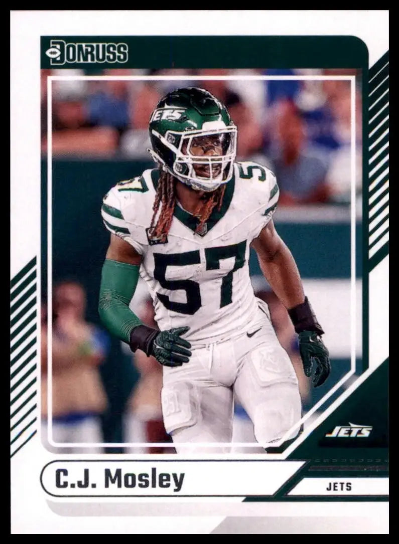 2024 Panini Donruss CJ Mosley #262 New York Jets Football Card NFL Sports