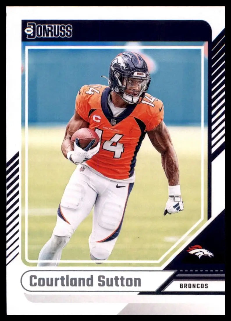 2024 Panini Donruss Courtland Sutton #134 Denver Broncos Football Card NFL - Football Card Single