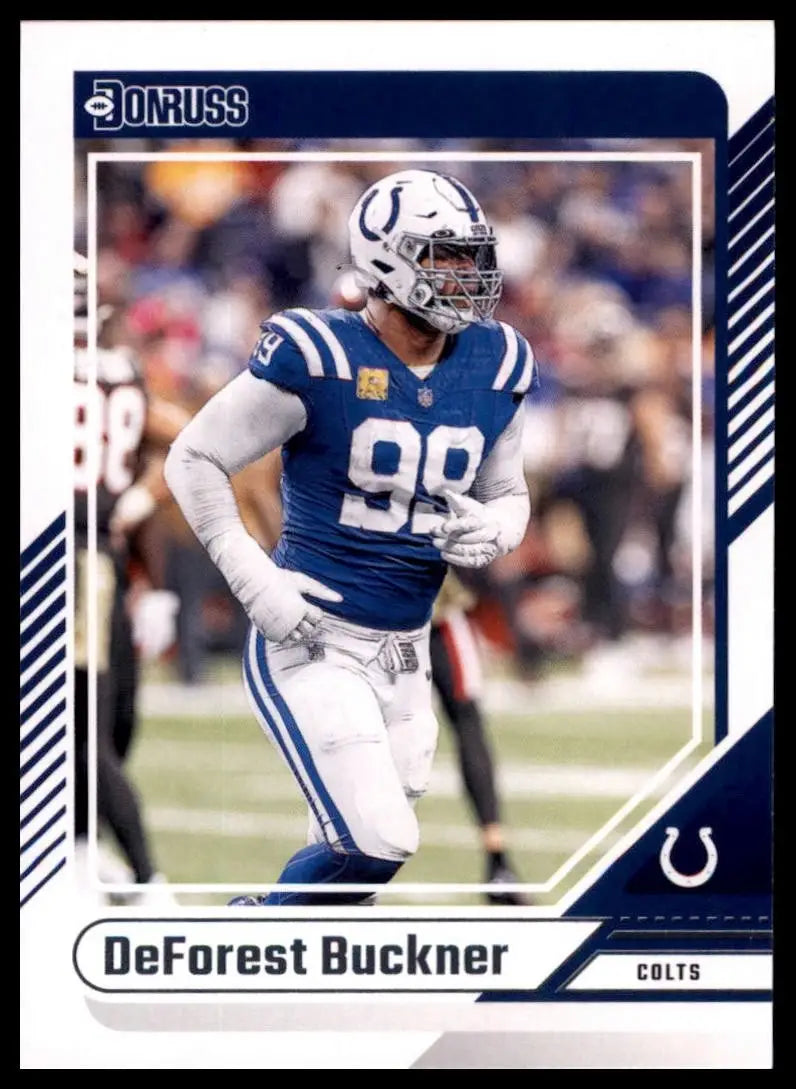 2024 Panini Donruss DeForest Buckner #142 Indianapolis Colts Football Card NFL - Football Card Single