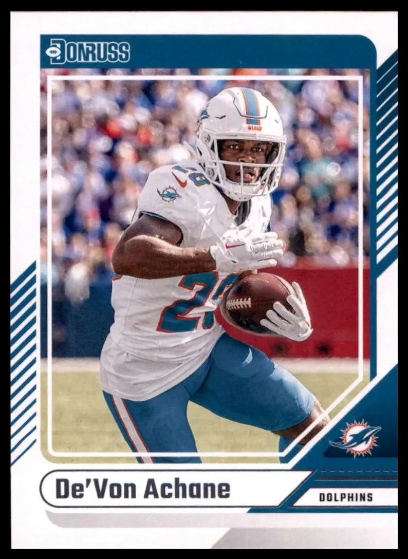 2024 Panini Donruss DeVon Achane #236 Miami Dolphins Football Card NFL Sports - Football Card Single