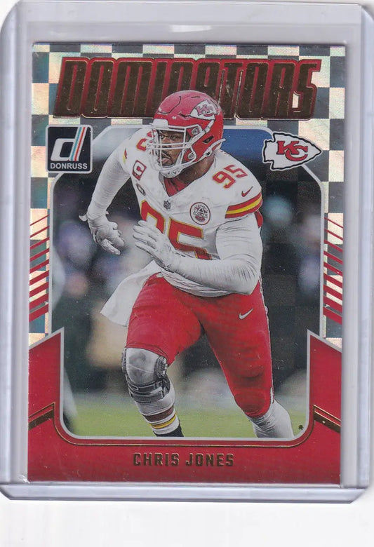 2024 Panini Donruss Dominators #12 Chris Jones - Kansas City Chiefs - Football Card Single