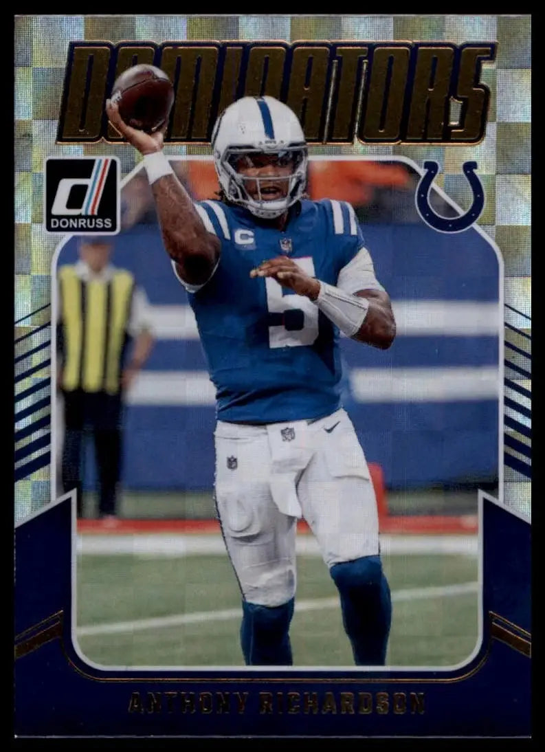 2024 Panini Donruss Dominators Anthony Richardson #21 Indianapolis Colts Card - Football Card Single
