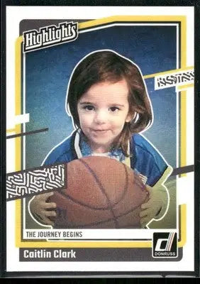 2024 Panini Donruss Highlights Caitlin Clark #H1 Basketball