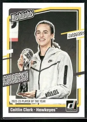 2024 Panini Donruss Highlights Caitlin Clark #H13 Basketball