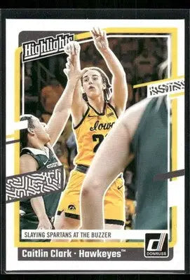 2024 Panini Donruss Highlights Caitlin Clark #H7 Basketball - Basketball Card Single