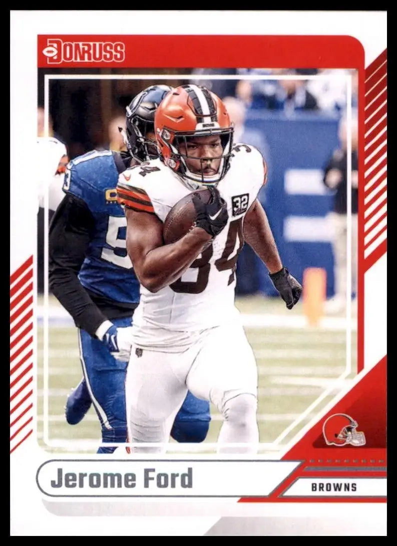 2024 Panini Donruss Jerome Ford #136 Cleveland Browns Football Card NFL Sports - Football Card Single