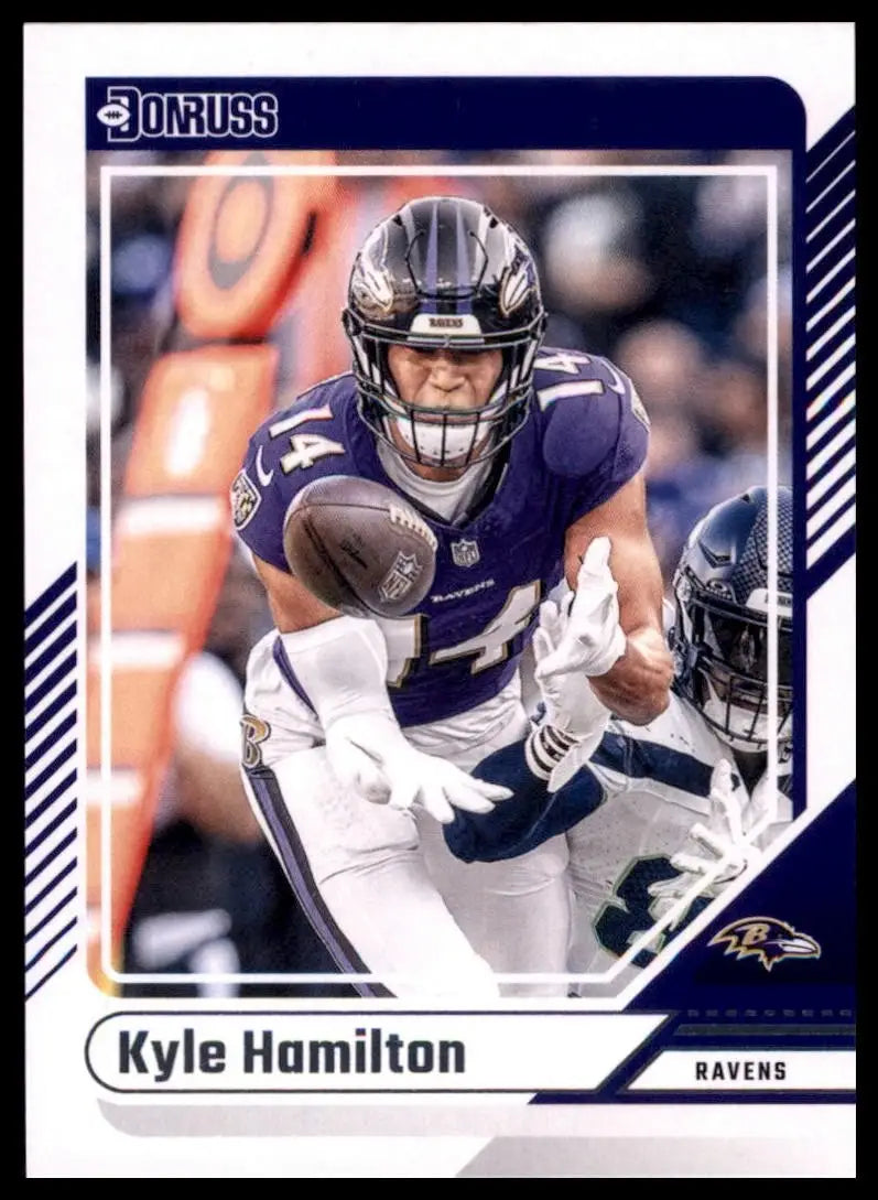 2024 Panini Donruss Kyle Hamilton #54 Baltimore Ravens Football Card NFL Sports - Football Card Single