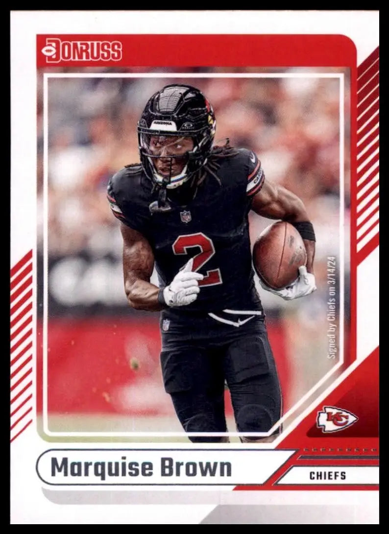 2024 Panini Donruss Marquise Brown #159 Kansas City Chiefs Football Card NFL - Football Card Single