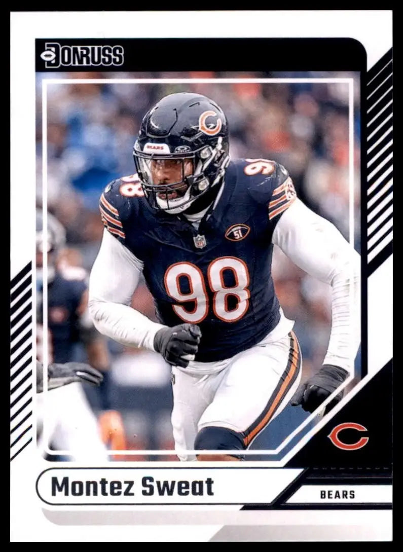 2024 Panini Donruss Montez Sweat #83 Chicago Bears Football Card NFL Sports - Football Card Single