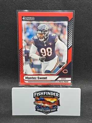 2024 Panini Donruss - Montez Sweat #83 Press Proof Red - Football Card Single
